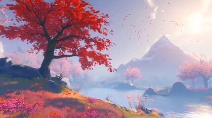 Mesmerizing Fantasy Landscape Art and Its Impact on Player Experience