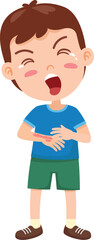 Obraz premium Burn of hand child skin vector illustration