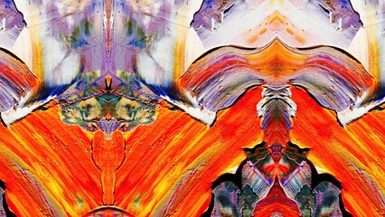 Abstract art background . Hand painting artwork on canvas .