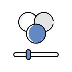 Color Balance  Vector icon