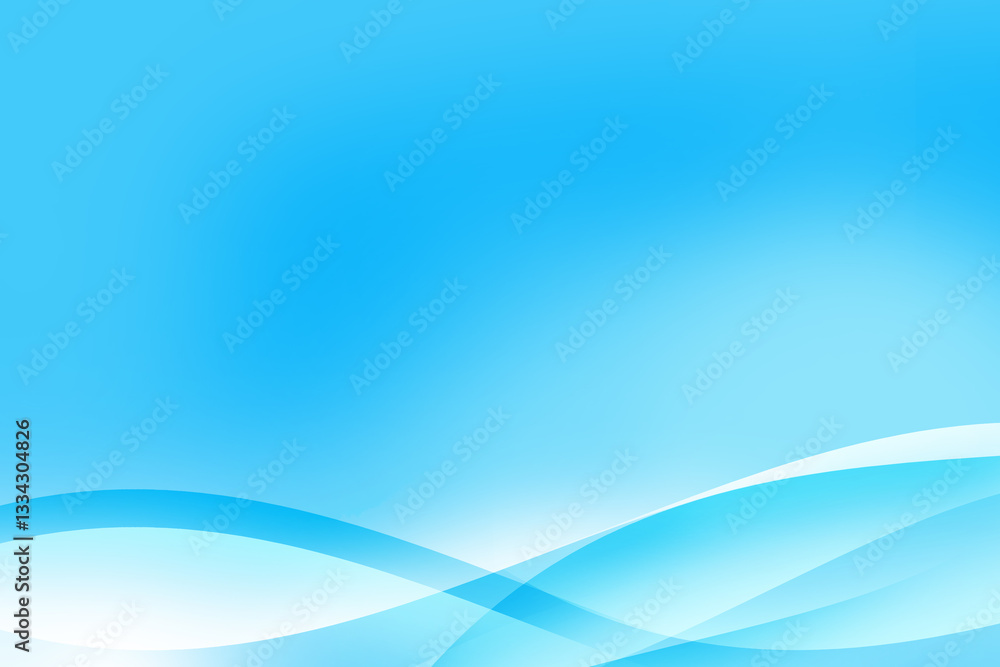 Poster abstract soft light blue background with curve pattern graphics gradient color for graphic business 