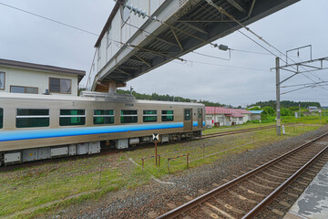 Obraz premium 蟹田駅