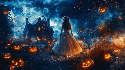 Enchanting Fairytale Character in AI Generated Illustration