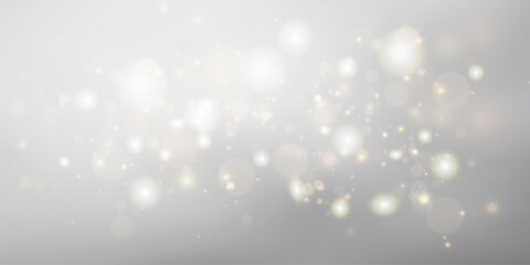 golden bokeh particles and glare on a transparent background	