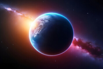 Obraz premium Celestial Orbs: The Beauty of Planets