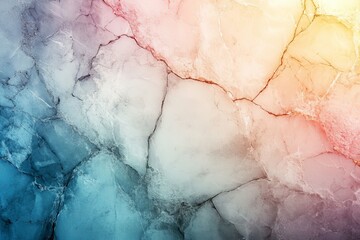 Abstract marble texture background with gradient color transitions and cracks