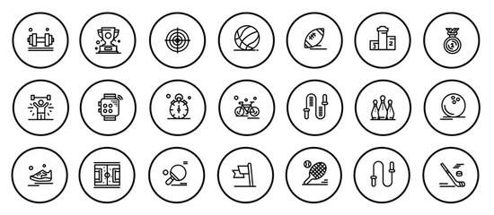 Fitness Editable Stroke icon set, Lifestyle, Cardio, Exercise, Meditate, training, yoga, workout, slim body, gymnastic, Fitness Program, Cardio, Vector illustration icon set.