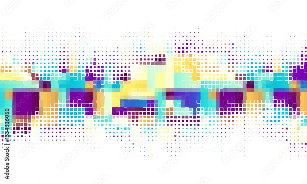 Leinwandbilder vector abstract futuristic particle background. overlay halftone background.