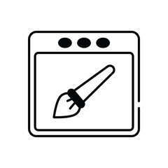 Web Design Vector icon