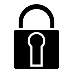 SECURITY PADLOCK vector icon