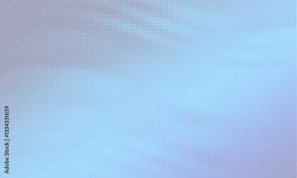 Poster Vector halftone gradient effect. Light pastel colours abstract background. Retro 80's style colors and textures
