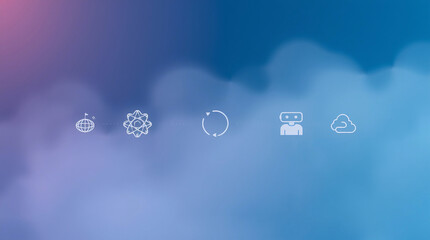 Modern Artificial Intelligence Icon Set with Solid Background for Web and App UI