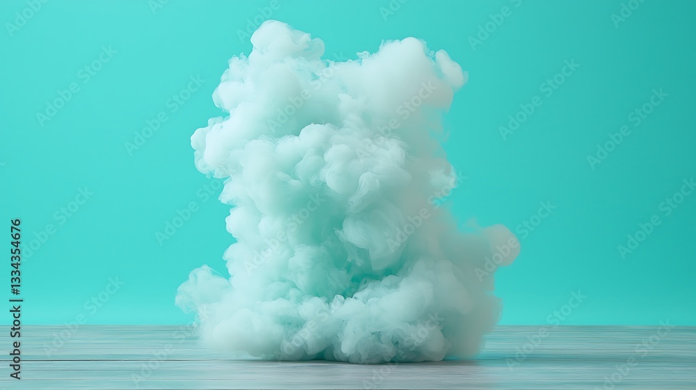 Poster dynamic smoke explosion studio setting visual content vibrant background close-up abstract art