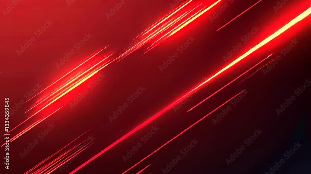 Poster light flow on red in motion suitable for digital design