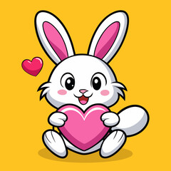 easter bunny with egg