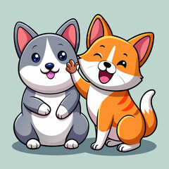 cat and dog