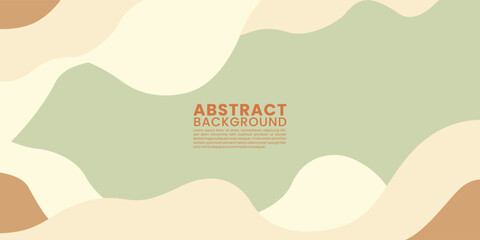 Minimalist Abstract Wavy Background in Earth Tones Nature Inspired Design