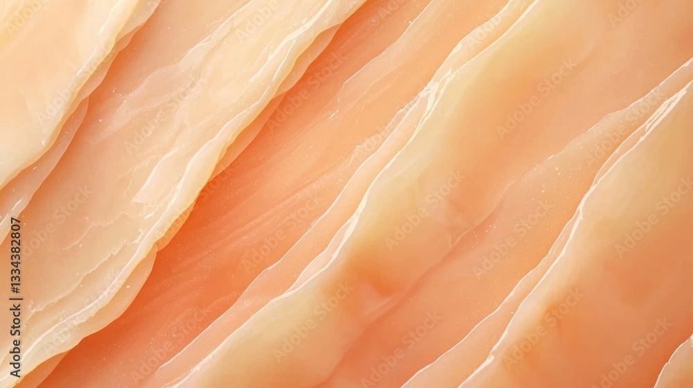 Poster a close-up view of a textured surface with a gradient of peach and light orange hues.