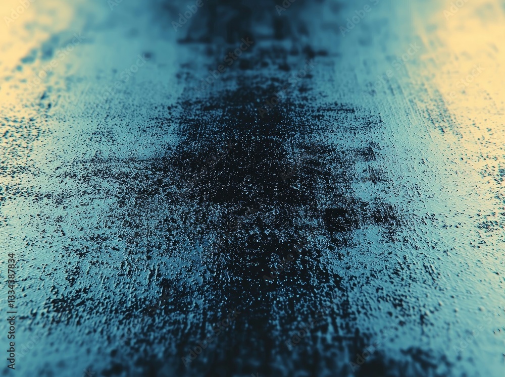 Aufkleber dark turquoise color with a grainy rough surface. abstract blue green background. texture of plaster