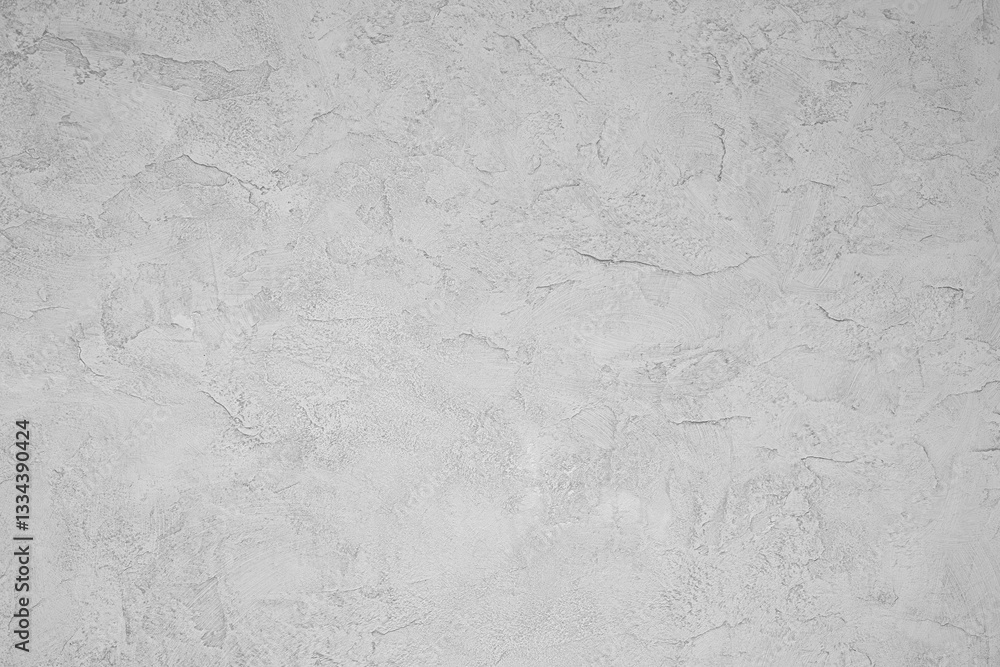 Poster A white wall with a grey texture. The wall is empty and has no decoration. The wall is plain and simple