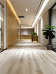 Brightly Colored Floor in Minimalist Natural Space with Multiple Angles and Long View Perspective Commercial Photography Image