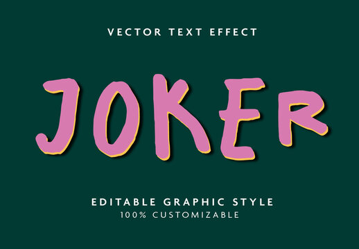 Pink and Green Marker Playful Text Effect