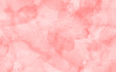 Watercolor soft pink abstract background. Red ink and watercolor textures on white paper background. Paint leaks and ombre effects. © Noor
