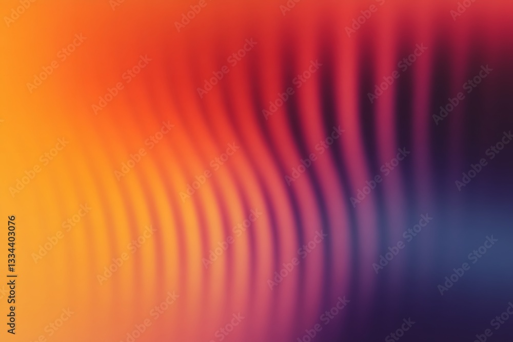 Poster abstract image of gradients showing waves of blended colors