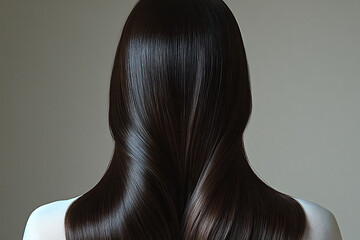 a close-up of a beautiful woman's hair,