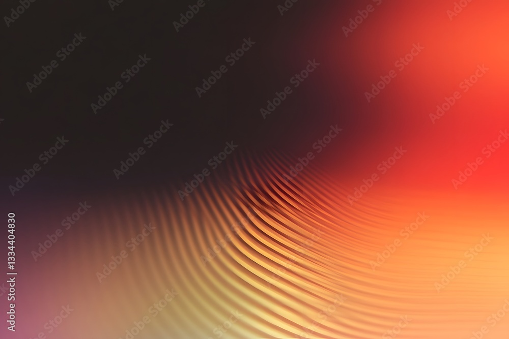 Poster an abstract image showcasing blurred colors and linear curved patterns