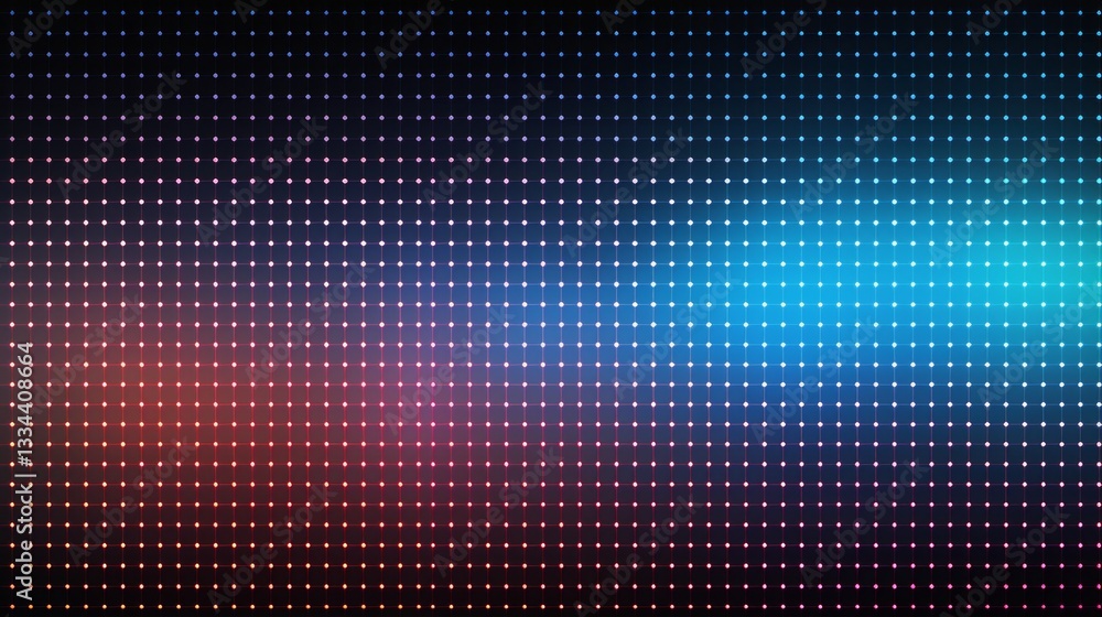 Aufkleber colorful electronic display screen with pixel textured digital background structure and colorful ele