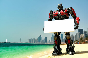 people with billboard