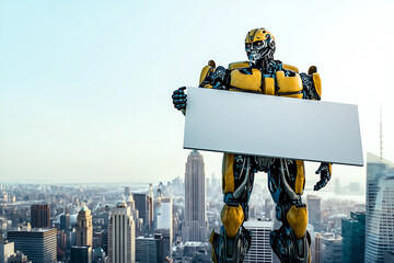 construction workers with billboard