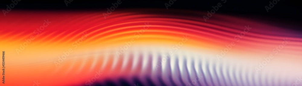 Poster abstract colorful waves with light and dark contrasting areas