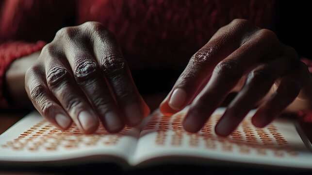 World Braille Day. reading for the blind
