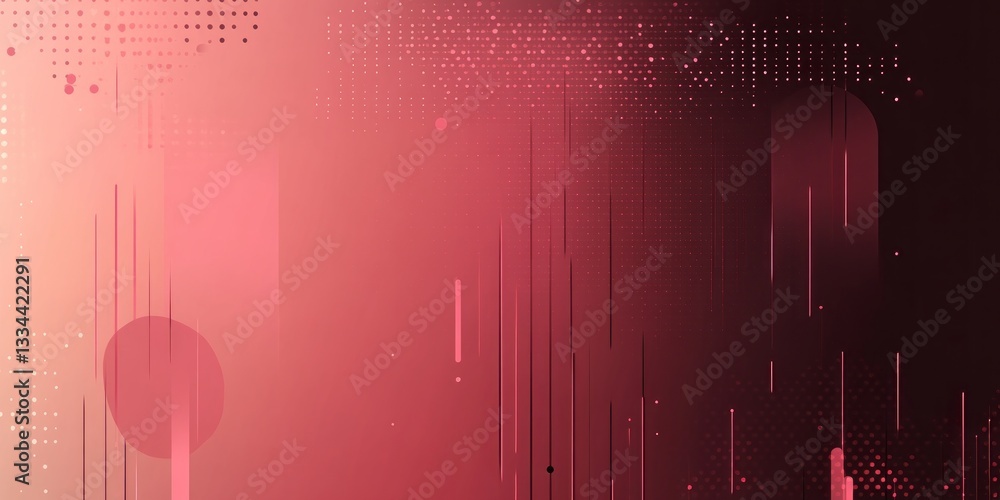 Poster abstract background with linear vertical patterns and gradient colors