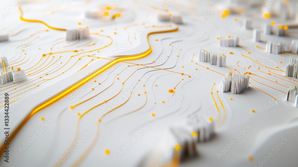 Poster futuristic white backdrop action digital realm gigapixel copy minimalistic environment abstract view