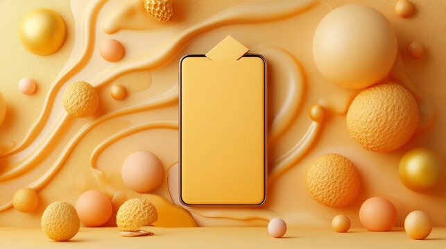 Mobile phone scanning qr code for digital payment transfer in vibrant environment