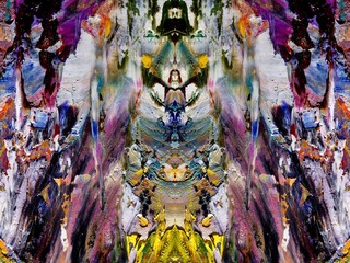 Abstract art background . Hand painting artwork on canvas .