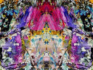 Abstract art background . Hand painting artwork on canvas .