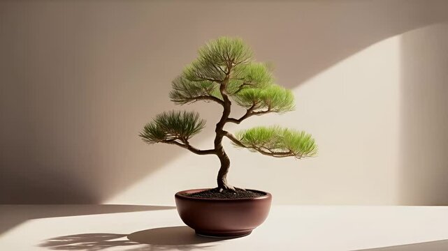 bonsai tree in a pot
