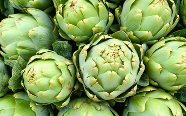 Fototapeta premium fresh artichoke as background