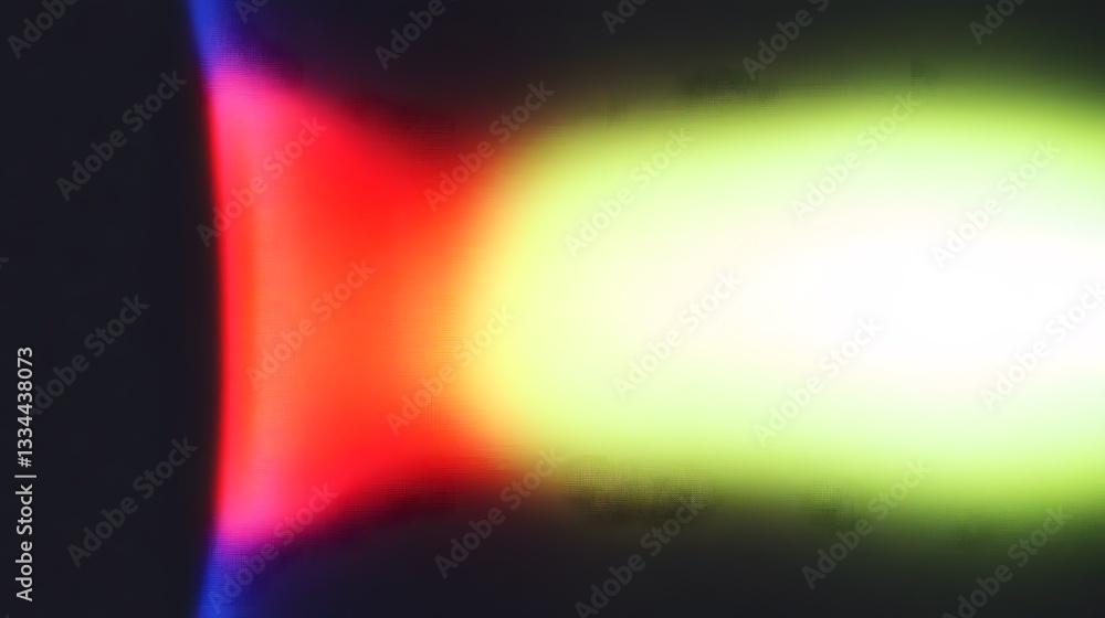 Poster abstract image with a bright gradient of vibrant color shapes
