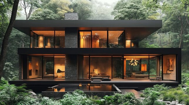 Modern Minimalist Home Extension with Deck and Courtyard in Australian Garden