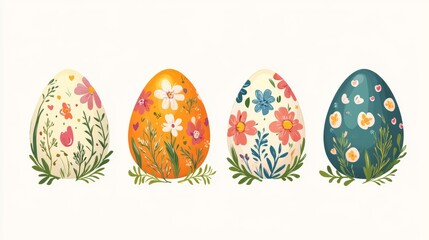Floral Easter Eggs