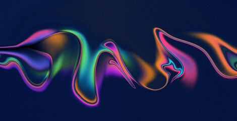 4K Beautiful color gradient background with noise. Abstract pastel holographic blurred grainy gradient banner background texture Colorful digital grain soft noise effect Nostalgia, vintage, retro