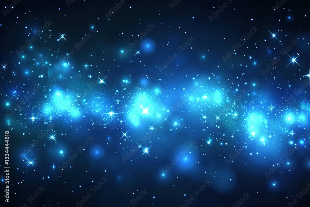 Poster a mesmerizing expanse of the cosmos adorned with shimmering stars and celestial wonders