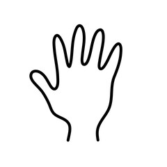 Internal organs line icons