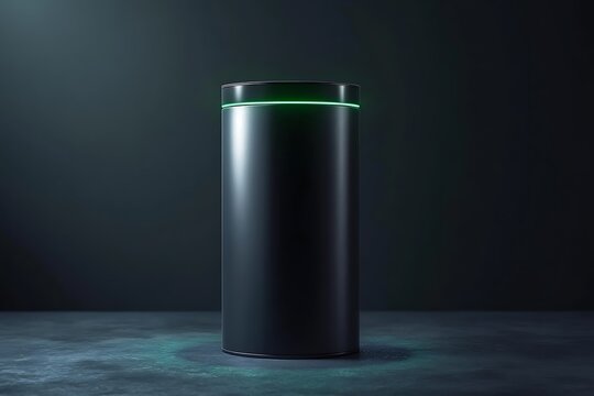 Sleek Modern Cylinder Product Design