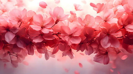 A beautiful explosion of rose petals